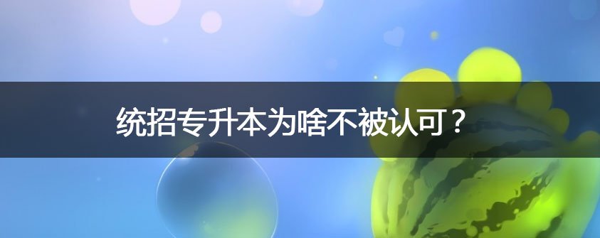 专科升本科如何升？