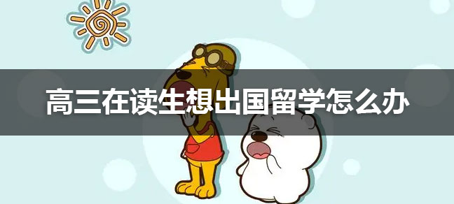 高三在读生想出国留学怎么办 有哪些方式